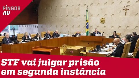 Prisão em 2ª instância estará na pauta do STF na quinta-feira