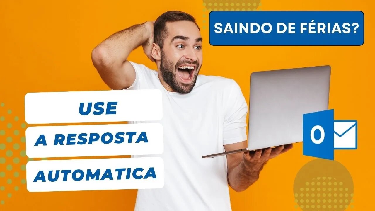 Como colocar mensagem automatica no outlook 2023