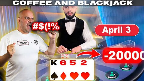 DEGEN Blackjack - $1M - Coffee and Blackjack LIVE