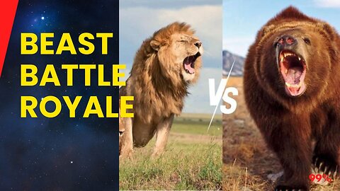 Ultimate Beast Battle: Gorilla vs. Lion vs. Bear - Who's the Deadliest?