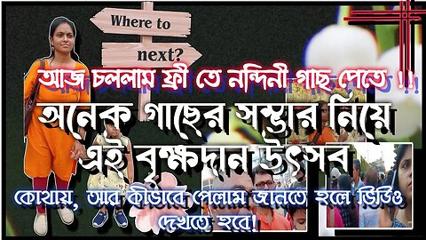 আজ গেছিলাম নন্দিনীর চারা আনতে! তাও ফ্রী !! কোথায় পেলাম এই দামি গাছ দেখে নাও!!