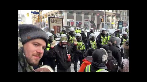 POLICE MOVE IN ON REMAINING PROTESTORS - OTTAWA