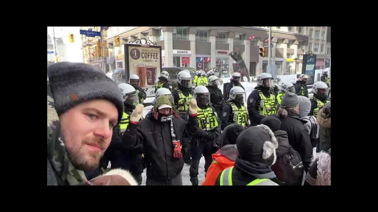 POLICE MOVE IN ON REMAINING PROTESTORS - OTTAWA