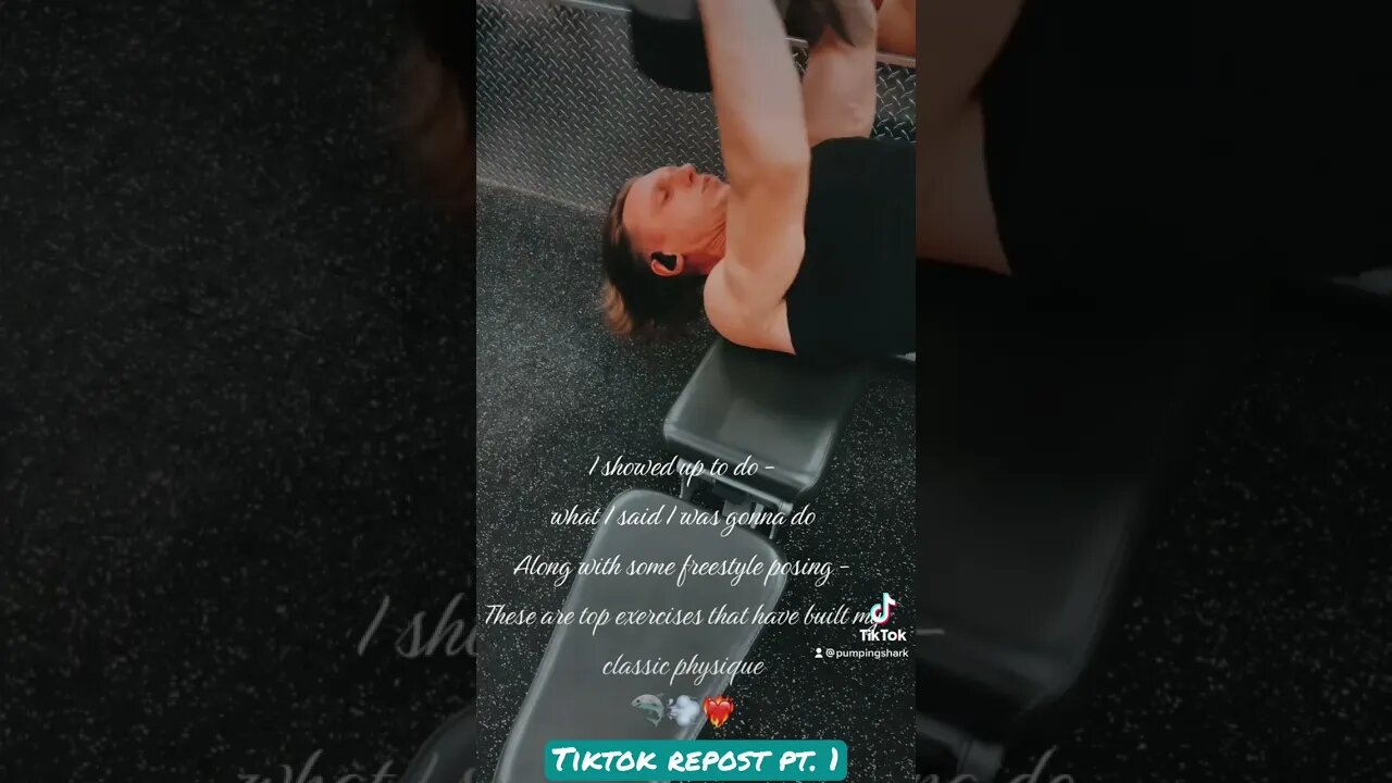 Exercises that have built my #classicphysique part 1 #classicphysiquechest #pullovers #tiktok