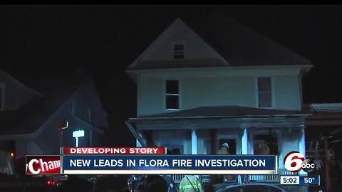 Indiana State Police say they are tracking leads outside the state in fire that killed four girls in Flora