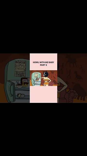 “HOWL WITH ME BABY” fan made music video out now 🍋🎸 #shorts #viral #animation