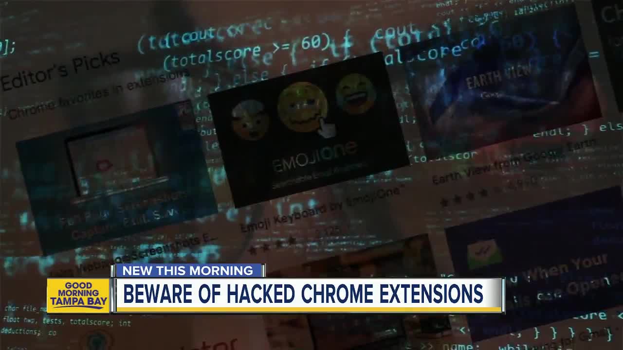 Beware of hacked chrome extensions
