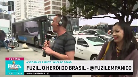 SE PUDESSE, VOCÊ METERIA O PÉ DO BRASIL? FUZIL FOI FAZER DATAPOVO NAS RUAS