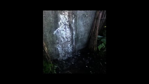 leaking concrete water tank repair process - this video shows how to repair leaking tanks.