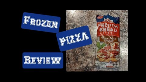 FROZEN PIZZA REVIEW: MEIJER FRENCH BREAD Three Meat