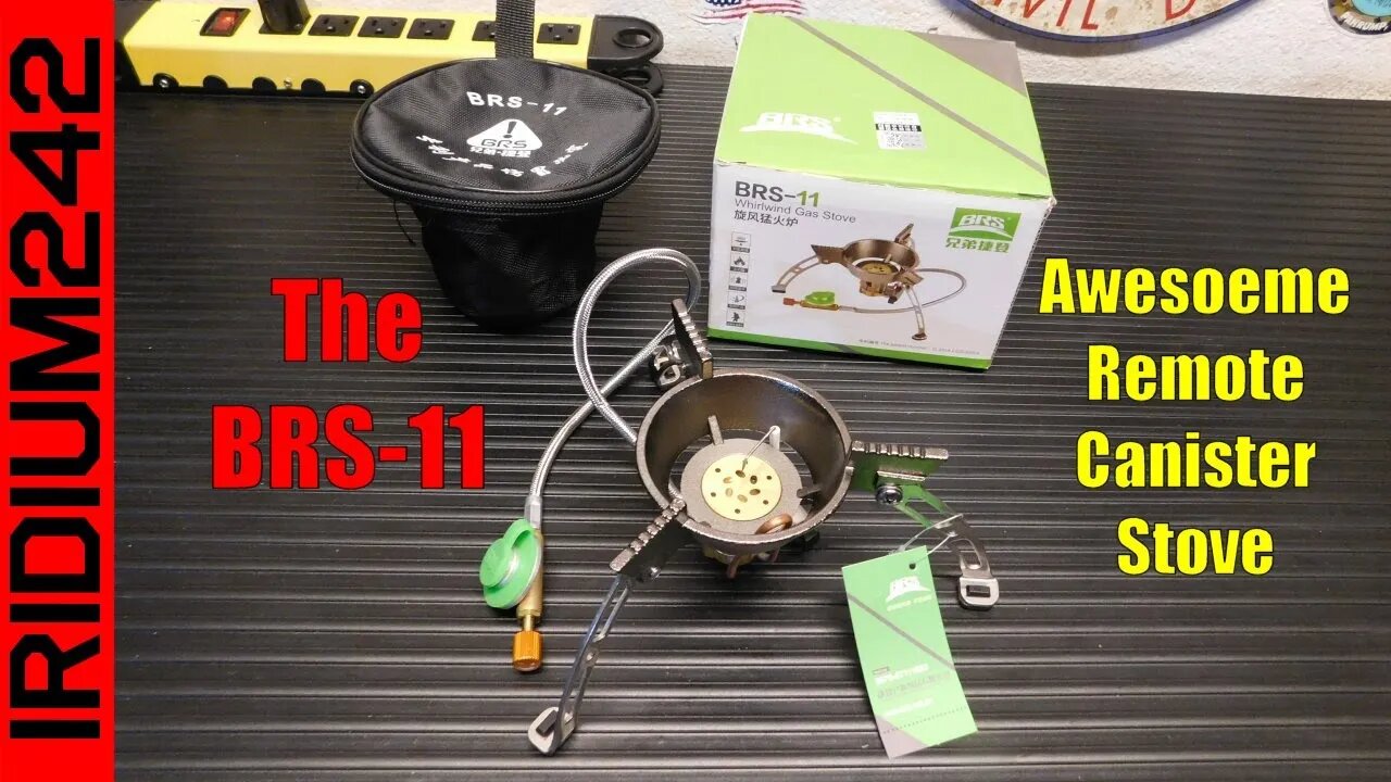 Best New Remote Canister Stove from BRS: The BRS 11