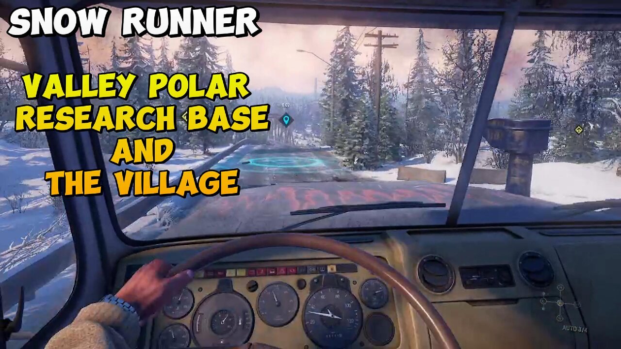 Snow Runner Valley Polar Research Base