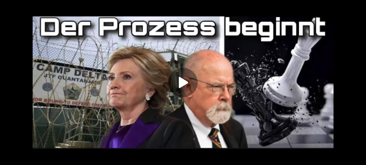 🎥 Der Prozess beginnt: Durham stürzt das Clinton-Netzwerk