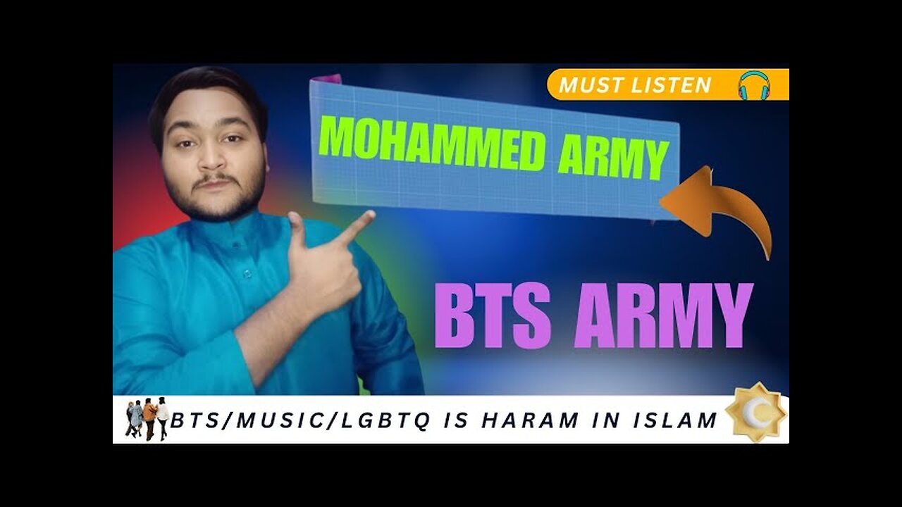 My response to BTS Army ! Mohammad Army we are not support such §tupidit¥ |LGBT| #muhammad #islam