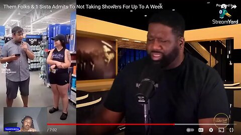 hussleteaking live stream Them Folks & 1 Sista Admits To Not Taking Showers For Up To A Week