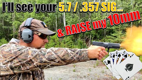 ♠️ UPPING the ANTE ♦️ | 5.7 x 28 VELOCITY out of a 10mm Glock 20 | Ft. Scott TUI 125 gr. 💨