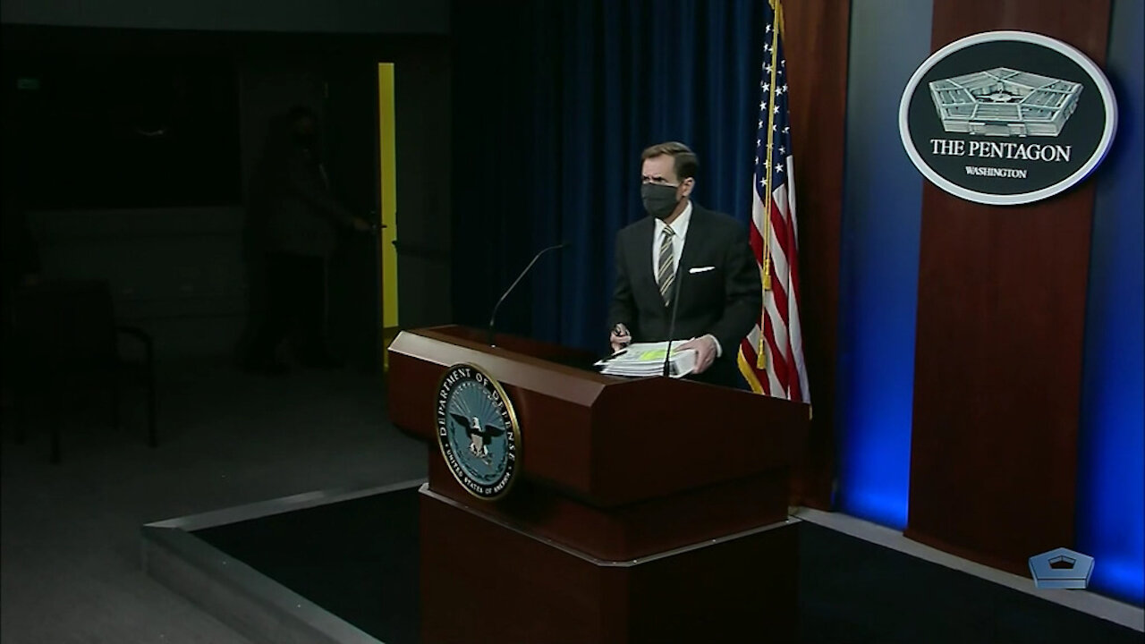 03/29/2021 Pentagon Press Secretary Holds Briefing