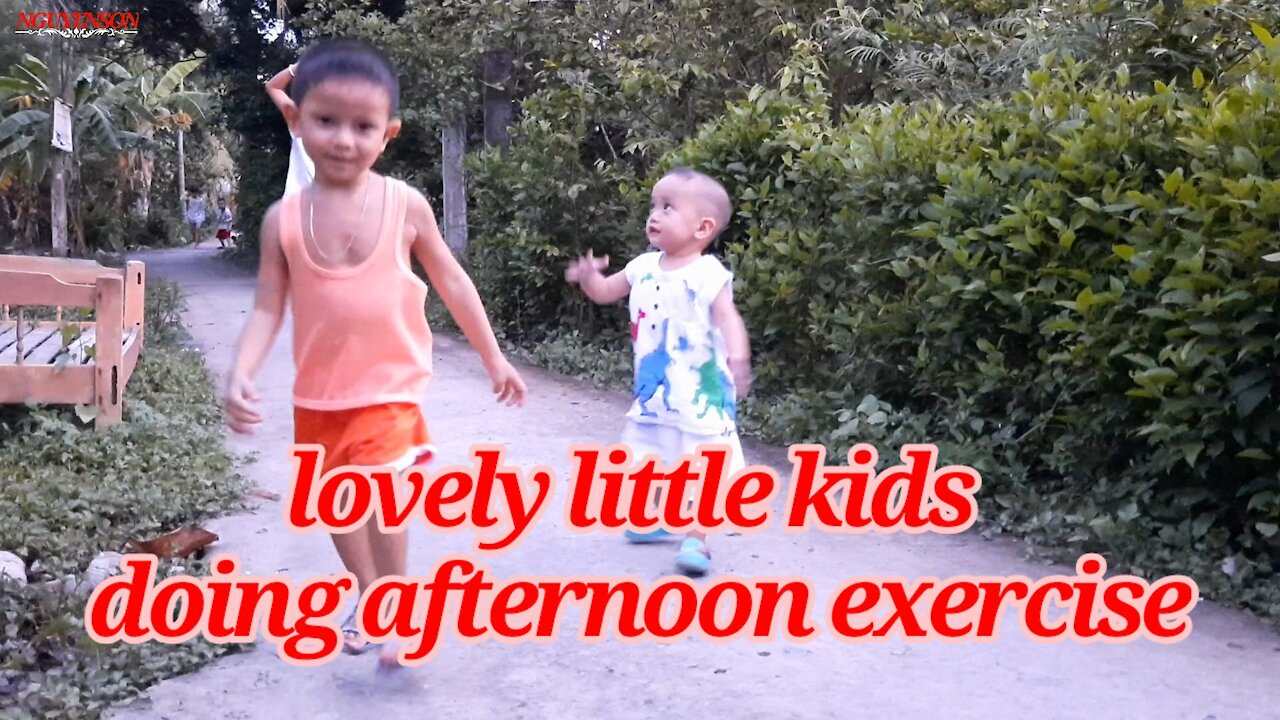 In the afternoon, the children will run for a fun race through ♥ ️ nguyen son