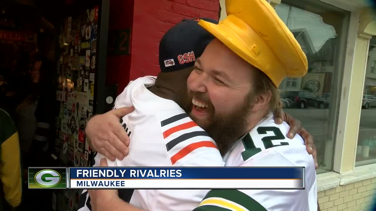 Milwaukee friends divided as rivals play in two sports
