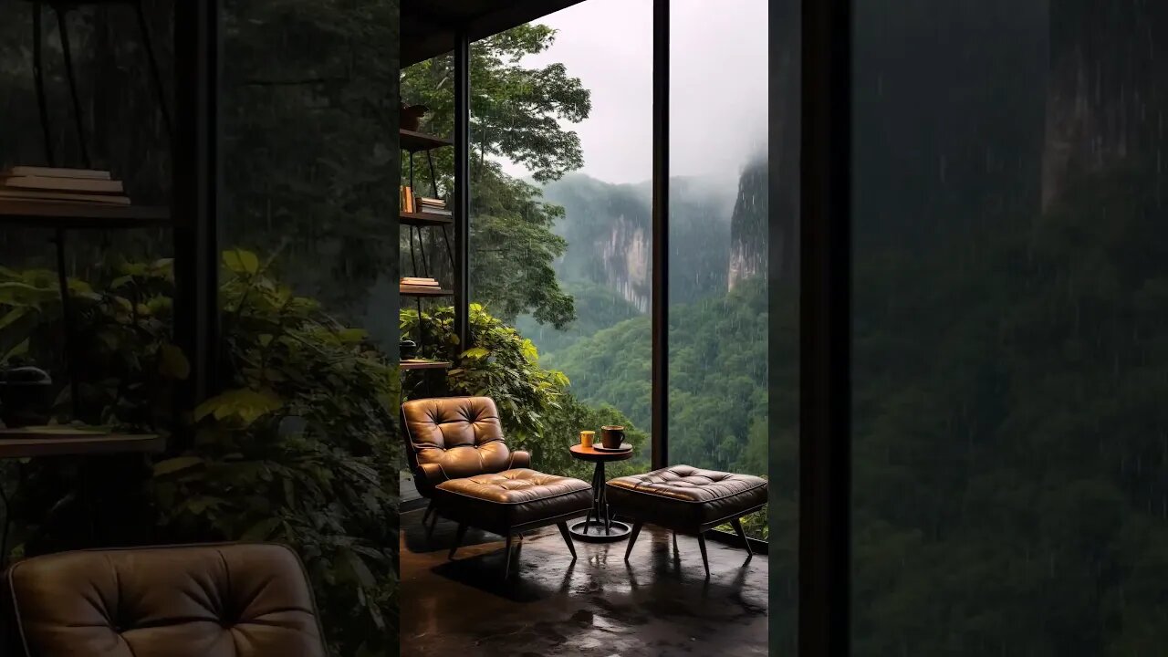 青灯蜗居雨作客,心灵归隐山水画。香沉悠悠天籁音,静睡幽座心菲开