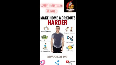 🔥Make home workouts harder🔥#shorts🔥#viralshorts🔥#fitnessshorts🔥#wildfitnessgroup🔥