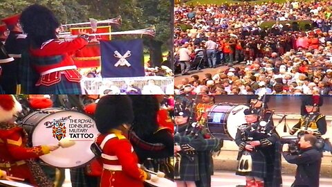 Mini Royal Edinburgh Military Tattoo 07 - Princes Street Gardens - Fanfare & Massed Pipes and Drums