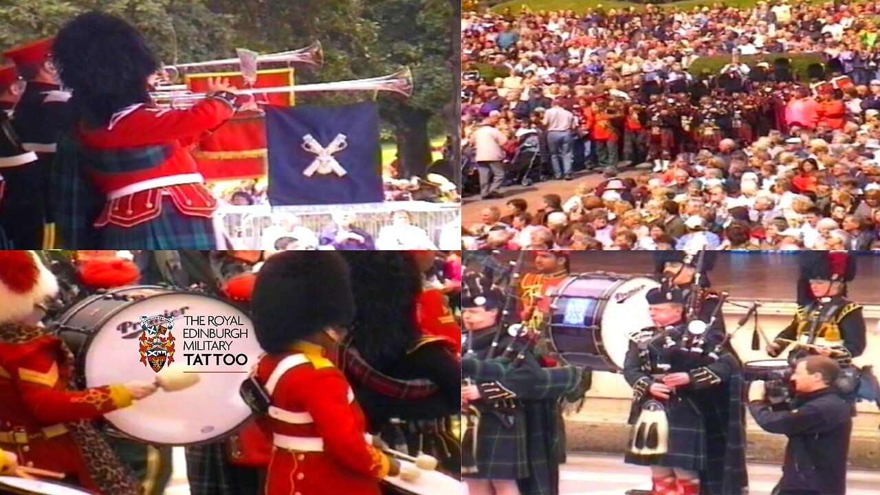 Mini Royal Edinburgh Military Tattoo 07 - Princes Street Gardens - Fanfare & Massed Pipes and Drums