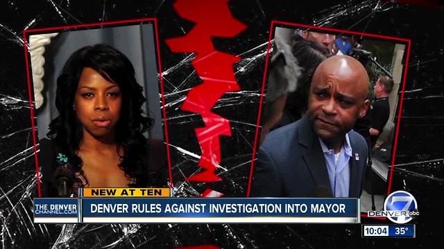 Council is against investigating Denver's mayor, doesn't want to re-victimize woman