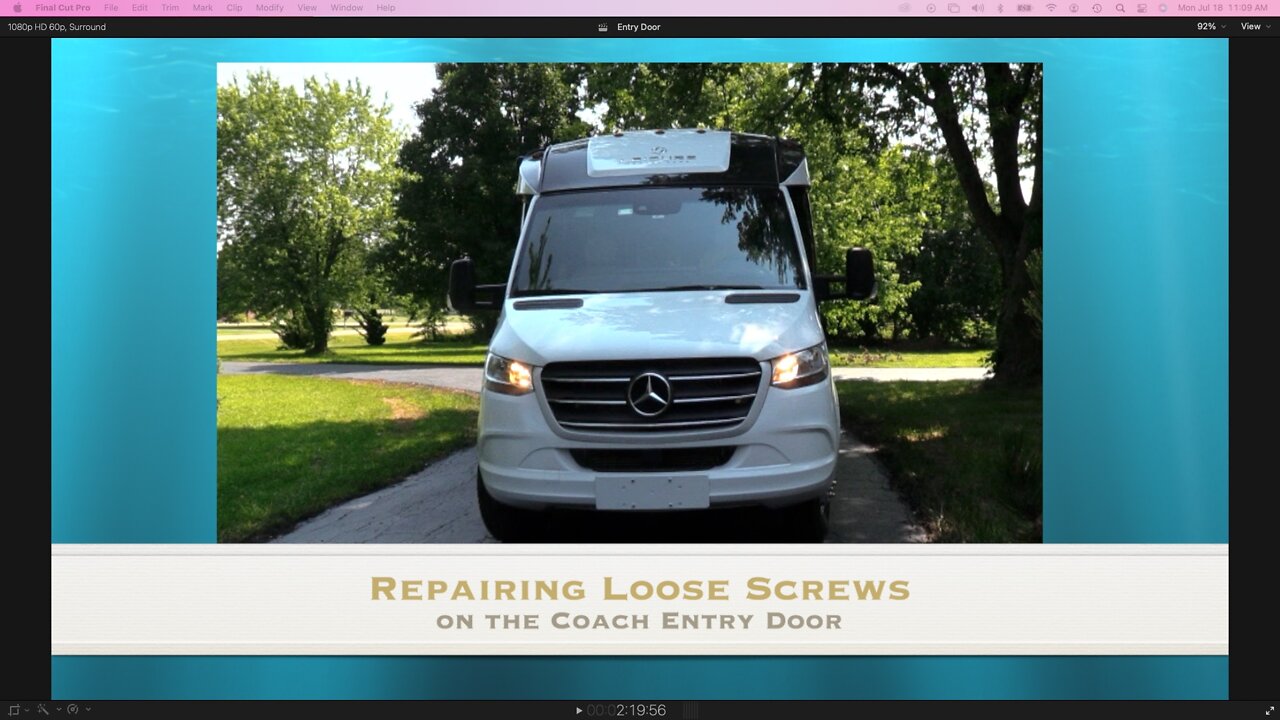 IFE - How to Repair Loose Screws on an (RV) Entry Door