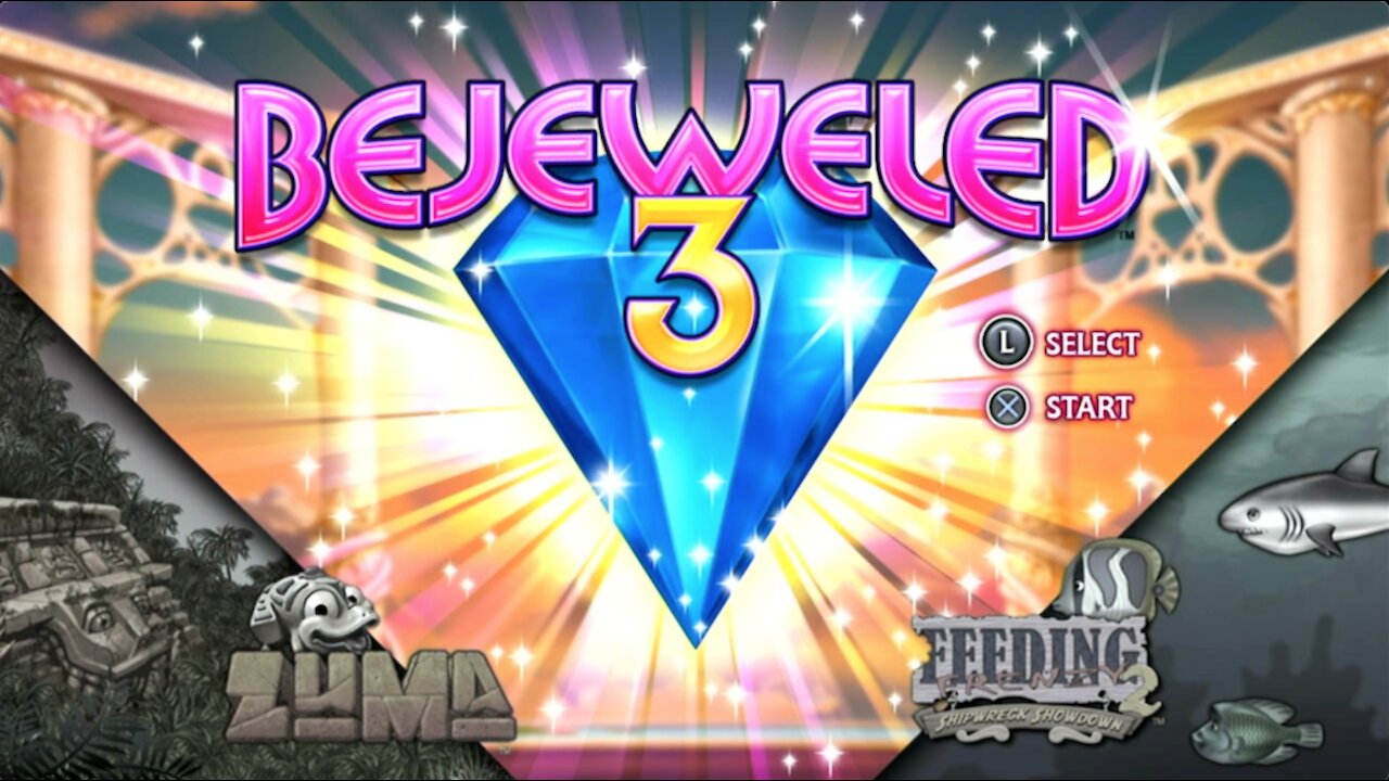 Bejeweled 3 Full Gameplay On Sony PS3