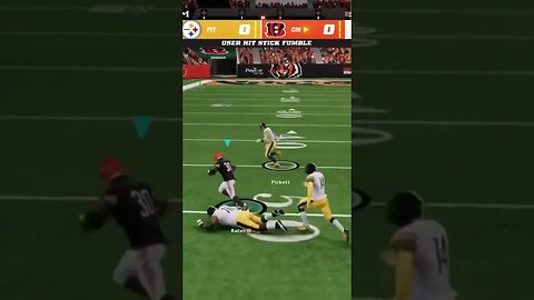 HUGE HIT on NAJEE HARRIS #madden23 #hitstick
