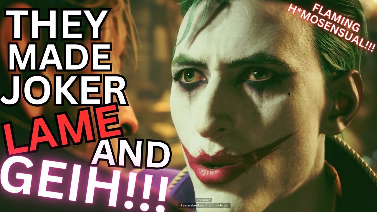 The Woke Joker Update Turned Him into a Flaming H*MOSENSUAL!!!