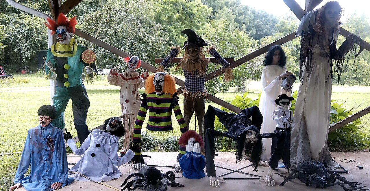 🎃Our FULL collection of Halloween animatronics!!!👻