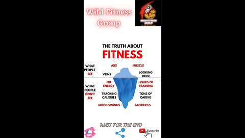 🔥The truth about fitness🔥#shorts🔥#viralshorts🔥#fitnessshorts🔥#wildfitnessgroup🔥