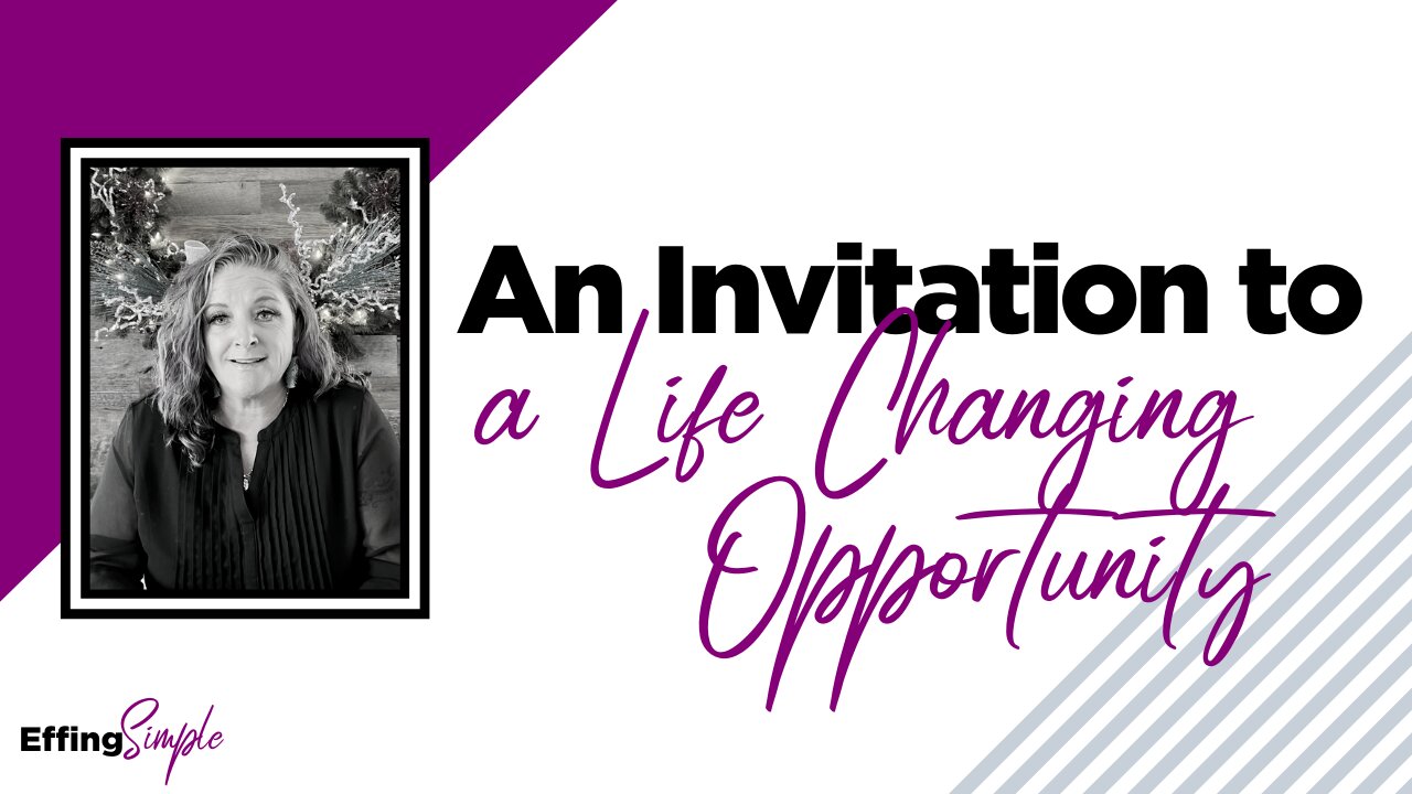 An Invitation to a Life Changing Opportunity with Toni Vanschoyck