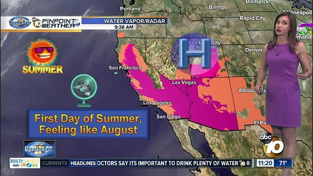 10News Pinpoint Weather with Meteorologist Megan Parry