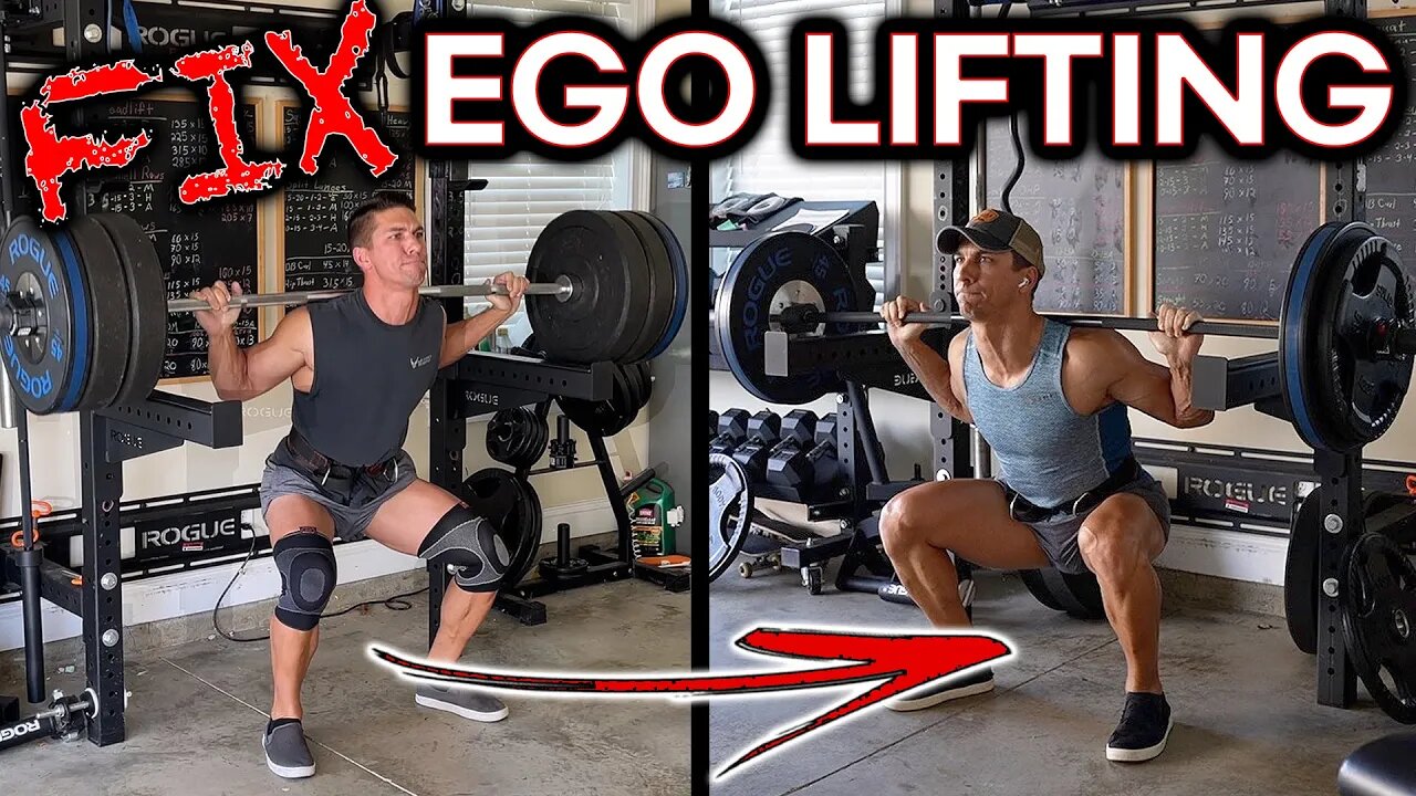 I realized I was EGO LIFTING – Relearning HOW to SQUAT Correctly...