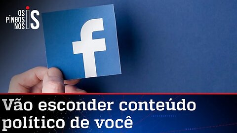 Facebook resolve esconder publicações políticas