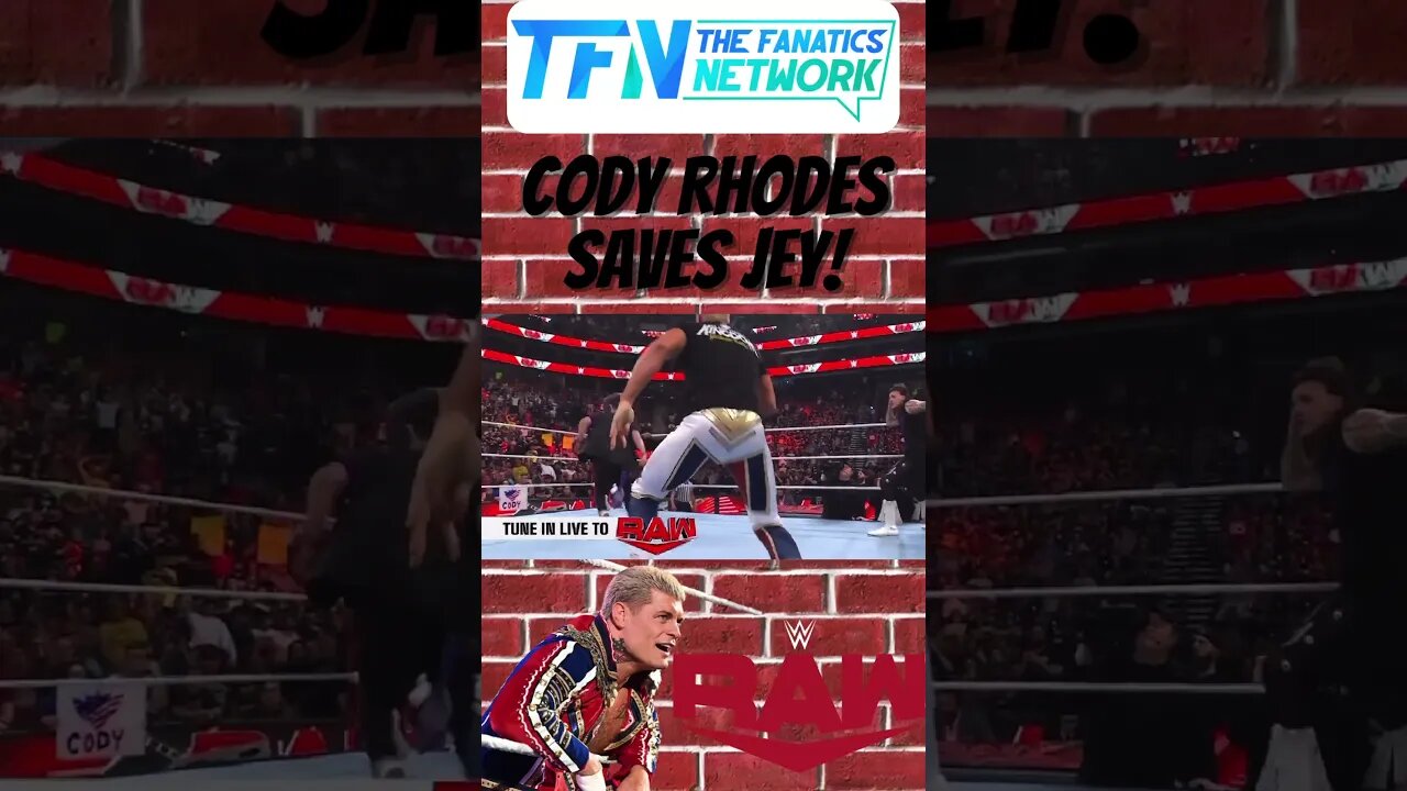 Cody saves Jey from Judgment Day! #shorts #highlights #wwe