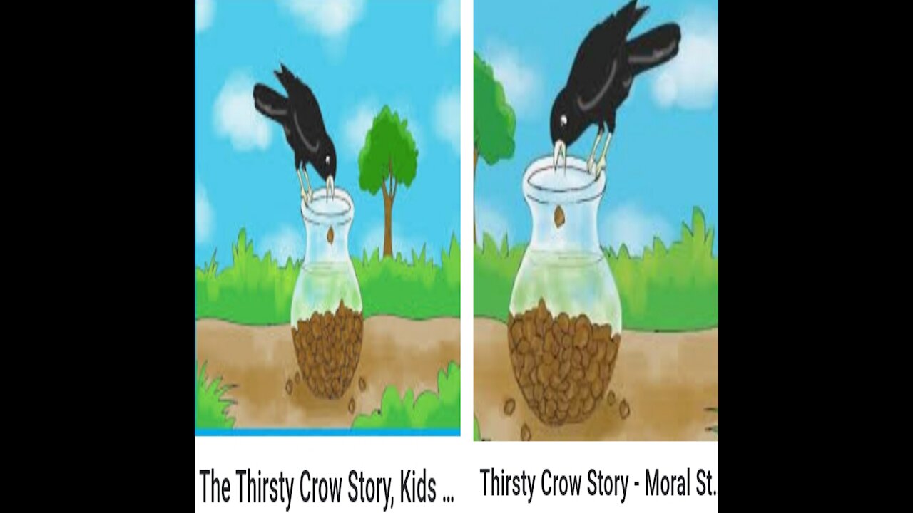 Friends, in this post we are sharing the story of a thirsty crow. This story (the