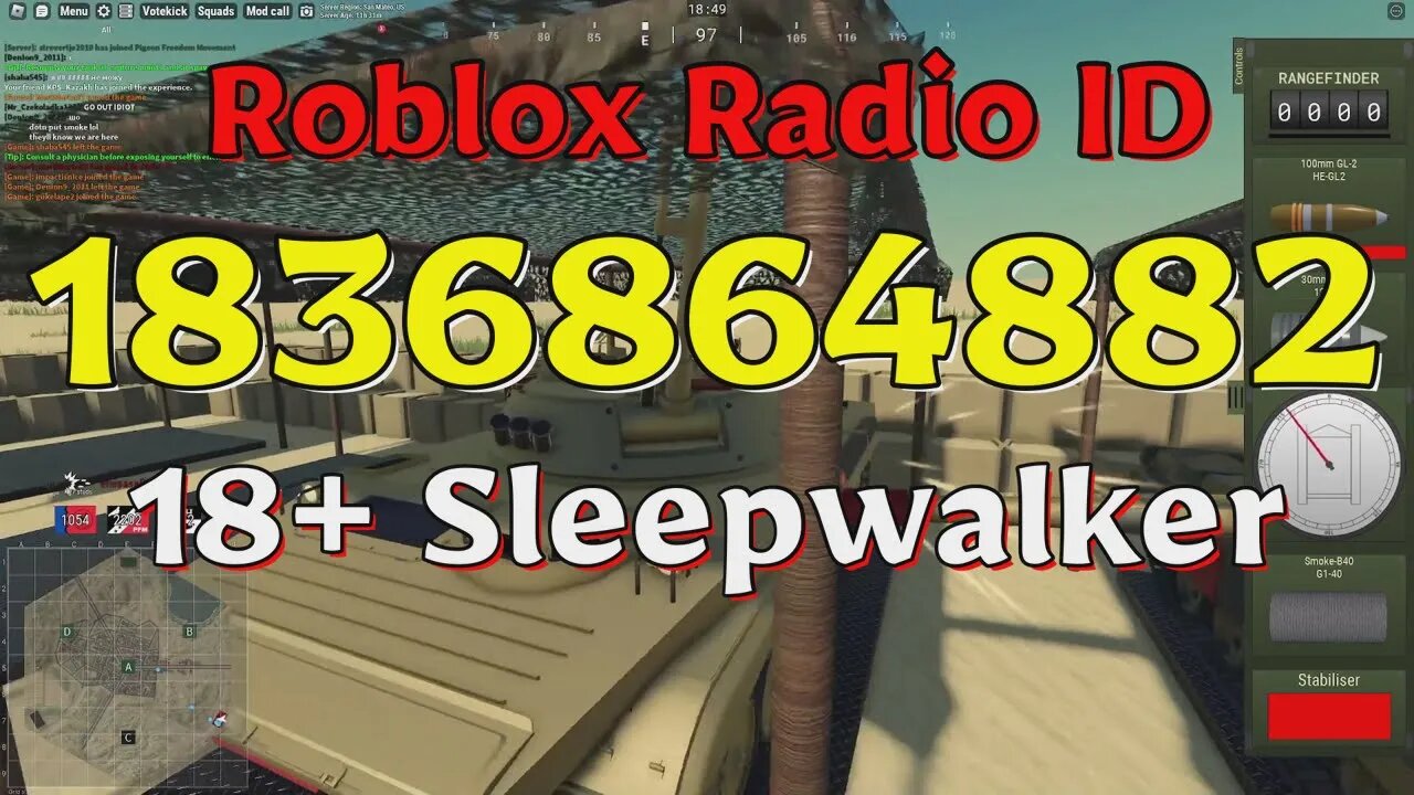 Sleepwalker Roblox Radio Codes/IDs