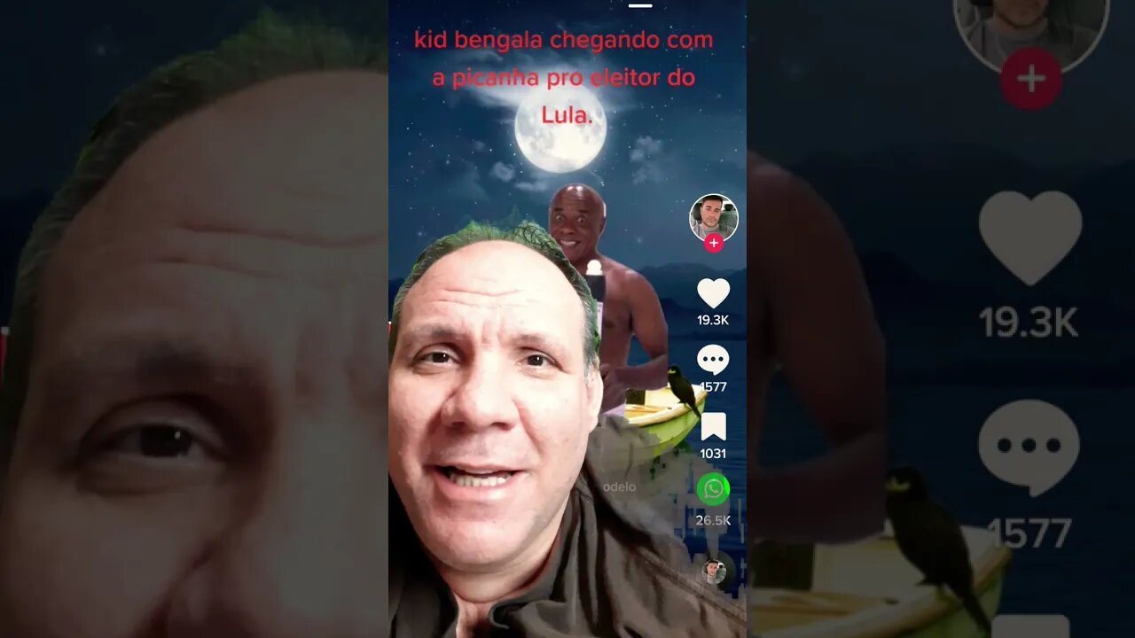 Kid Bengala chega com a picanha para os eleitores de Lula. Entra rasgando 🤣