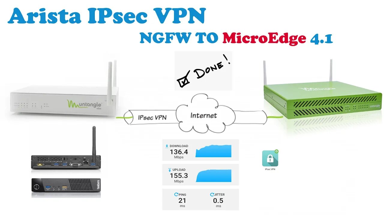 Setup Untangle NGFW 16.5.1 IpSec EdgeMicro BETA 4.1