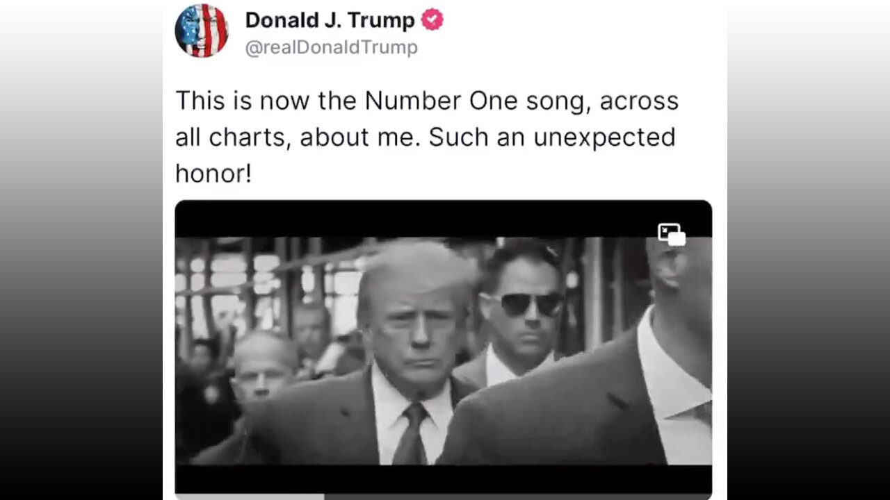 BREAKING REPORT: Trump Song Reaches # 1 on the Charts