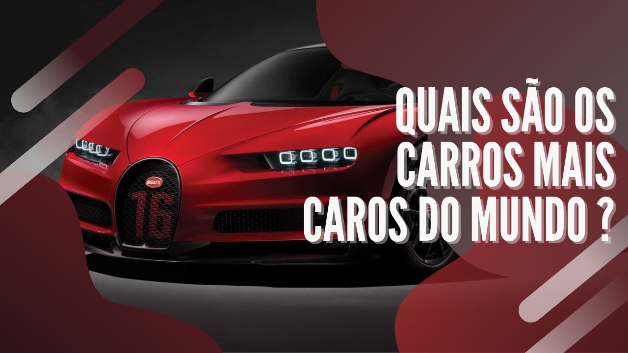 Top 10 CARROS mais caros do mundo