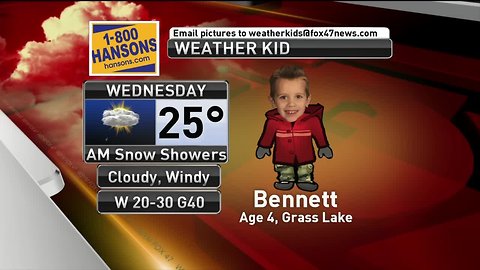 Weather Kid - Bennett - 2/13/19