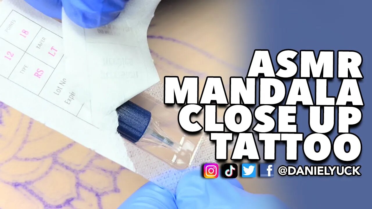 Tattooing ASMR Close Up Tattoo