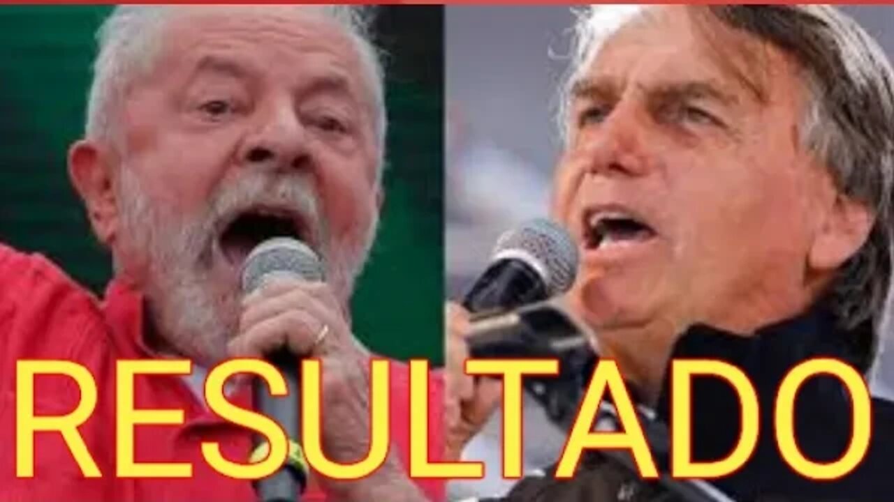 LIVE DA APURAÇÃO LULA X BOLSONARO 2022