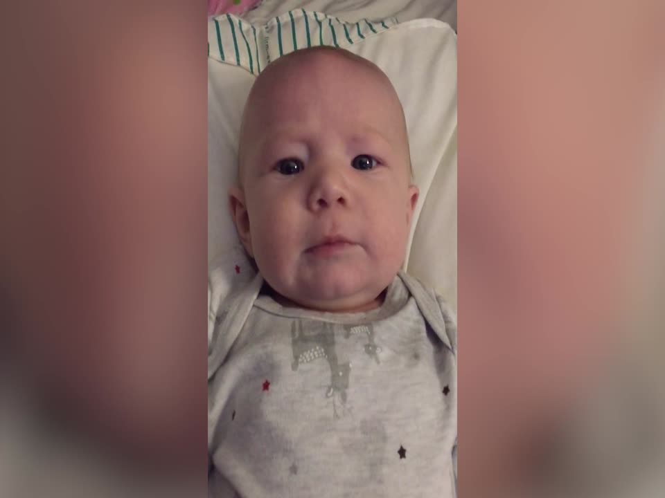 Little Baby Tries her Best to Say "I Love You"!