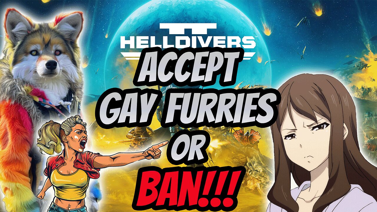 Moderator BANS Users for EMOJIS Against FURRY Art in Helldivers 2